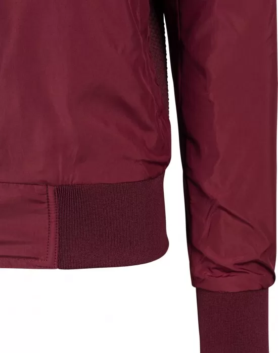 Дамско тънко яке тип бомбър в тъмночервено Urban Classics, Якета - Hoodstyle.bg