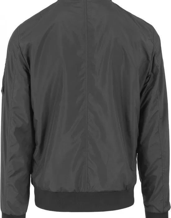 Мъжко тънко яке тип бомбър в черен цвят Urban Classics, Бомбъри - Hoodstyle.bg