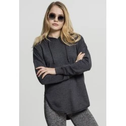 Дамски суичър в цвят графит Urban Classics Ladies Oversized Terry Hoody 