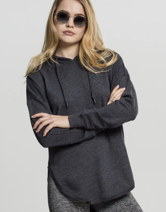 Дамски суичър в цвят графит Urban Classics Ladies Oversized Terry Hoody, Суичъри - Hoodstyle.bg