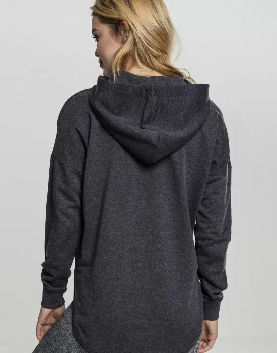 Дамски суичър в цвят графит Urban Classics Ladies Oversized Terry Hoody, Суичъри - Hoodstyle.bg