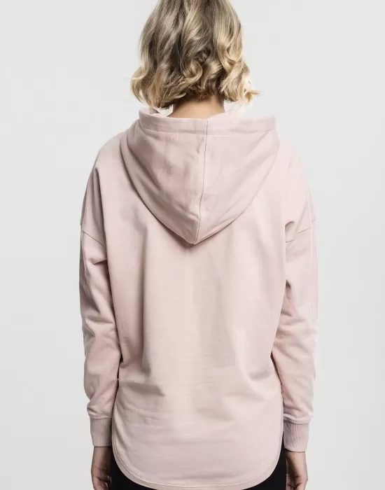 Дамски суичър в светлорозово Urban Classics Ladies Oversized Terry Hoody, Суичъри - Hoodstyle.bg