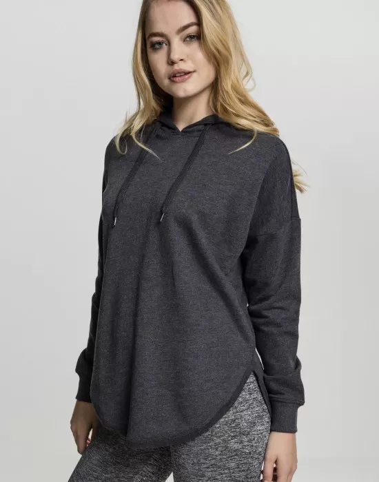 Дамски суичър в цвят графит Urban Classics Ladies Oversized Terry Hoody, Суичъри - Hoodstyle.bg