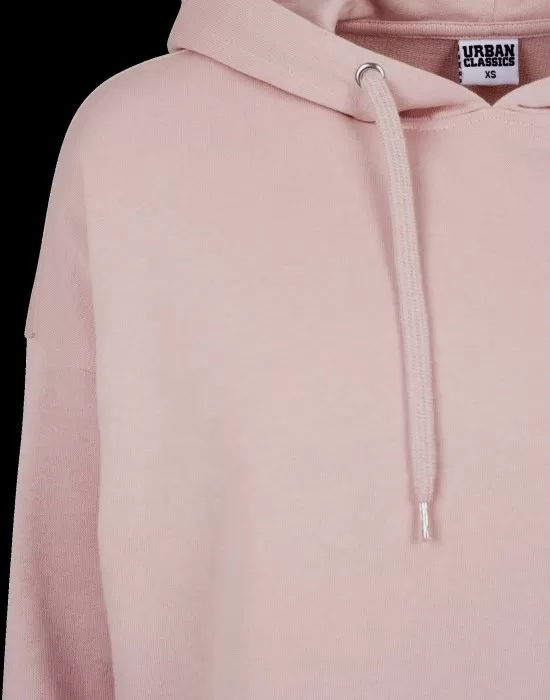 Дамски суичър в светлорозово Urban Classics Ladies Oversized Terry Hoody, Суичъри - Hoodstyle.bg