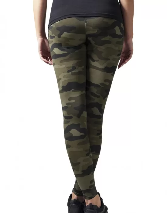 Дамски спортен камуфлажен клин Urban Classics wood camo, Клинове - Hoodstyle.bg
