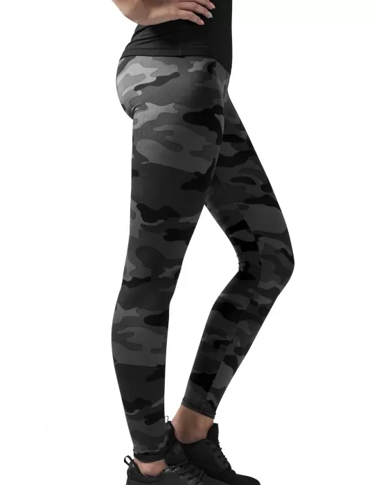Дамски спортен камуфлажен клин Urban Classics dark camo, Клинове - Hoodstyle.bg