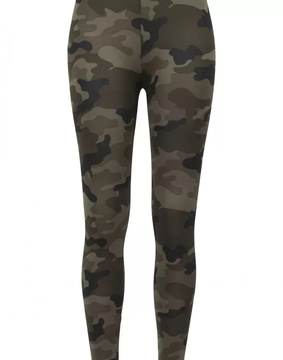 Дамски спортен камуфлажен клин Urban Classics wood camo, Клинове - Hoodstyle.bg