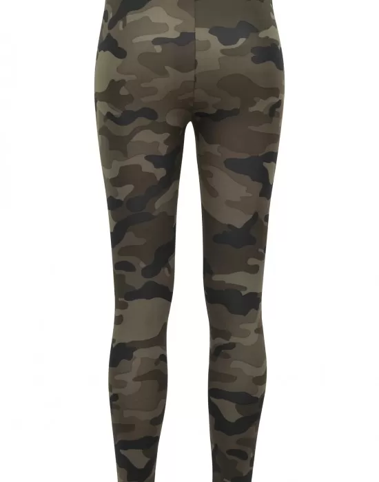 Дамски спортен камуфлажен клин Urban Classics wood camo, Клинове - Hoodstyle.bg