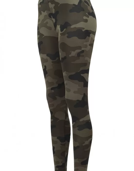 Дамски спортен камуфлажен клин Urban Classics wood camo, Клинове - Hoodstyle.bg