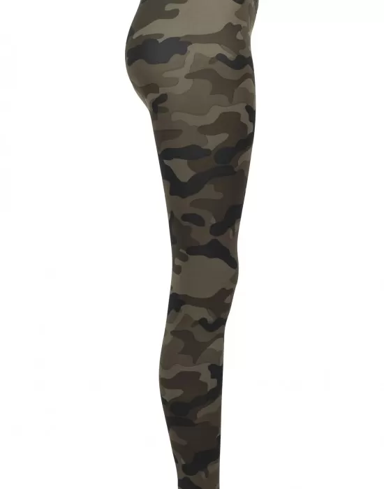 Дамски спортен камуфлажен клин Urban Classics wood camo, Клинове - Hoodstyle.bg