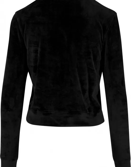 Дамска кадифена блуза в черен цвят Urban Classics, Блузи - Hoodstyle.bg