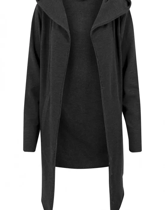 Мъжка асиметрична суичър жилетка в тъмносиво Urban Classics, Суичъри - Hoodstyle.bg