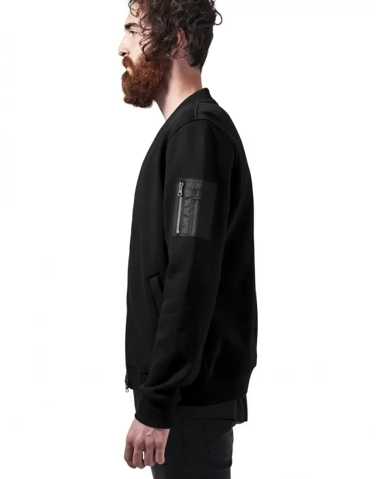 Мъжко яке, тип бомбър Urban Classics в черен цвят, Бомбъри - Hoodstyle.bg