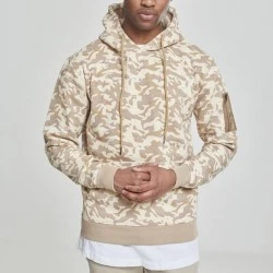 Мъжки камуфлажен суичър Urban Classics beige camo