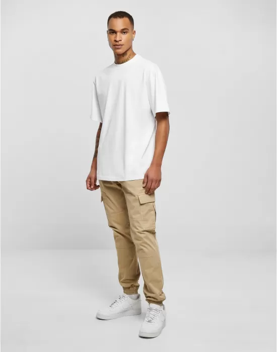 Мъжки карго панталони в бежов цвят Urban Classics Washed Cargo Pants, Панталони - Hoodstyle.bg