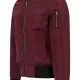 Мъжко яке тип бомбър в цвят бордо Urban Classics burgundy/black