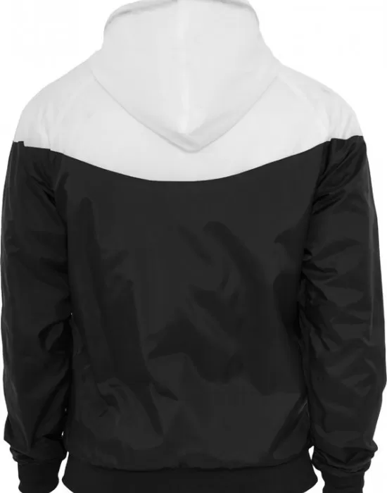 Мъжко яке тип ветровка в два цвята Urban Classics blk/wht, Ветровки - Hoodstyle.bg