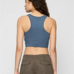 2 Броя Дамски Потници Ladies Cropped Rib Top 2-Pack vintageblue+black XXL