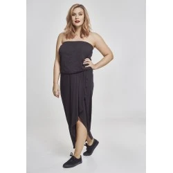 Дамска свободна рокля в черен цвят Urban Classics Bandeau