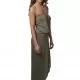 Дамска свободна рокля в тъмнозелен цвят Urban Classics Bandeau, Рокли - Hoodstyle.bg