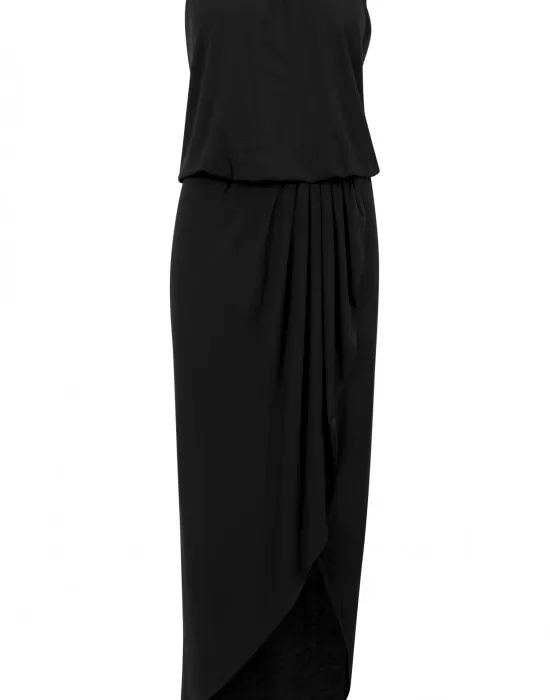 Дамска свободна рокля в черен цвят Urban Classics Bandeau, Рокли - Hoodstyle.bg