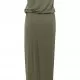 Дамска свободна рокля в тъмнозелен цвят Urban Classics Bandeau, Рокли - Hoodstyle.bg