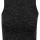 Дамски топ Urban Classics Ladies Space Dye Top blk/wht, Топове - Hoodstyle.bg