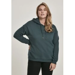 Дамски суичър в тъмнозелено Urban Classics Ladies Hoody