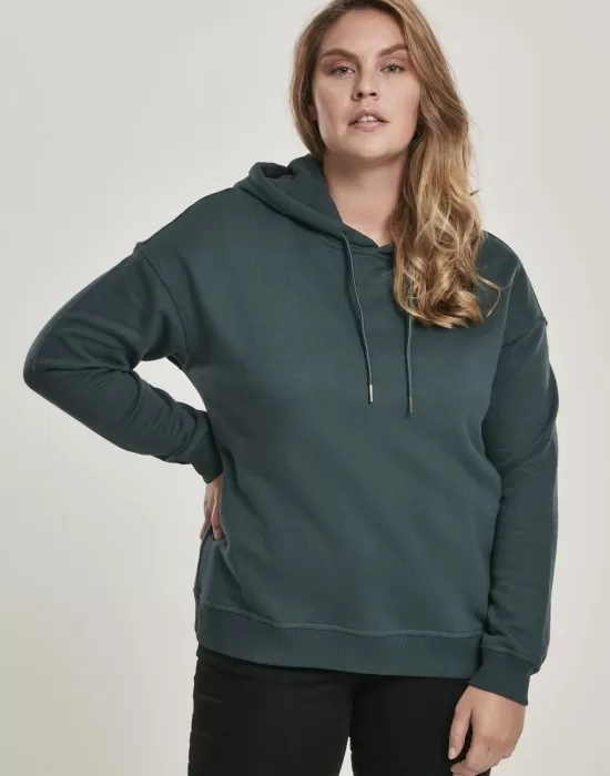 Дамски суичър в тъмнозелено Urban Classics Ladies Hoody, Суичъри - Hoodstyle.bg