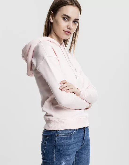 Дамски суичър в розово Urban Classics Ladies Hoody, Суичъри - Hoodstyle.bg