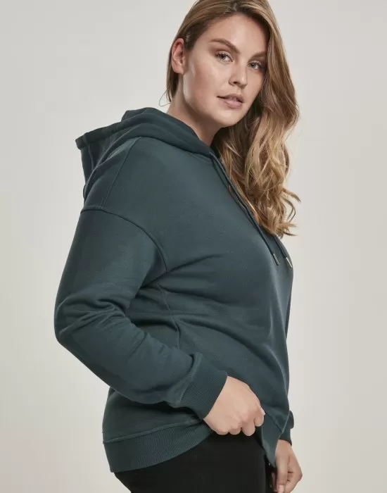 Дамски суичър в тъмнозелено Urban Classics Ladies Hoody, Суичъри - Hoodstyle.bg