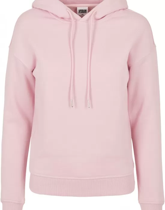 Дамски суичър в момичешко розово Urban Classics Ladies Hoody, Суичъри - Hoodstyle.bg
