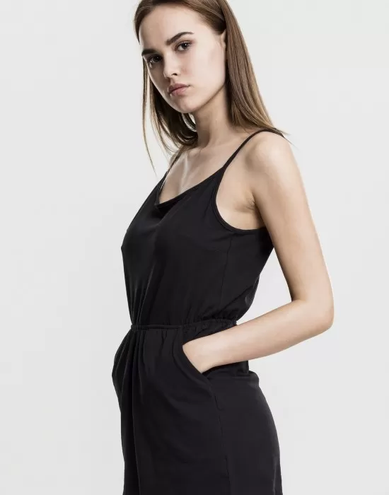 Дамски къс летен гащеризон в черно Urban Classics
