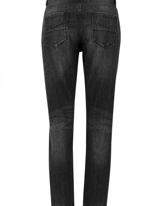 Дамски дънки в черно Urban Classics Ladies Boyfriend Denim Pants, Дънки - Hoodstyle.bg