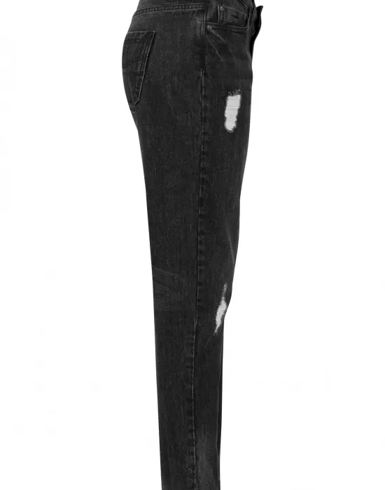 Дамски дънки в черно Urban Classics Ladies Boyfriend Denim Pants, Дънки - Hoodstyle.bg