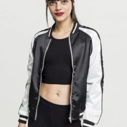  Дамско яке в черно и бяло от Urban Classics Ladies 3-Tone Souvenir 