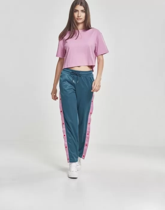 Дамска къса и широка тениска в розово Oversized Urban Classics coolpink, Тениски - Hoodstyle.bg