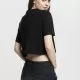 Дамска къса и широка тениска в черно Oversized Urban Classics, Тениски - Hoodstyle.bg