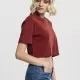 Дамска къса и широка тениска в тъмночервено Oversized Urban Classics, Тениски - Hoodstyle.bg