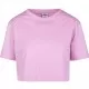 Дамска къса и широка тениска в розово Oversized Urban Classics coolpink, Тениски - Hoodstyle.bg