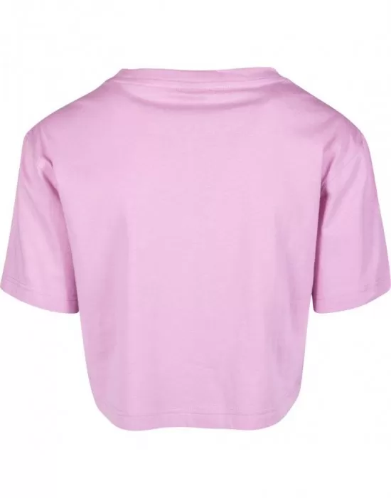 Дамска къса и широка тениска в розово Oversized Urban Classics coolpink, Тениски - Hoodstyle.bg