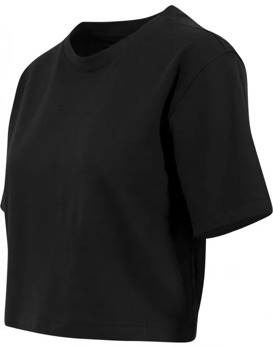 Дамска къса и широка тениска в черно Oversized Urban Classics, Тениски - Hoodstyle.bg
