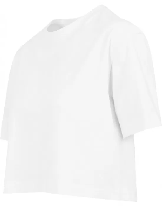 Дамска къса и широка тениска в бяло Oversized Urban Classics, Тениски - Hoodstyle.bg