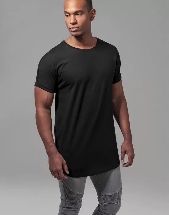 Изчистена мъжка тениска Urban Classics в черно, Тениски - Hoodstyle.bg