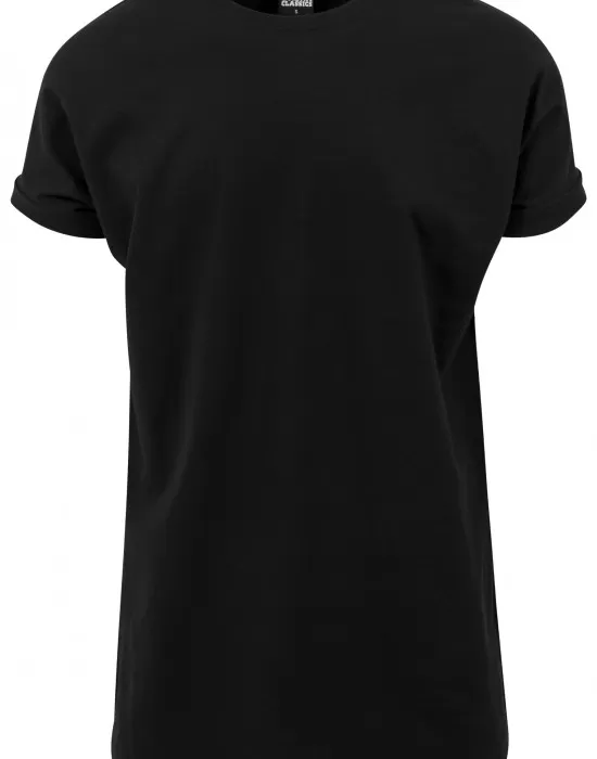 Изчистена мъжка тениска Urban Classics в черно, Тениски - Hoodstyle.bg