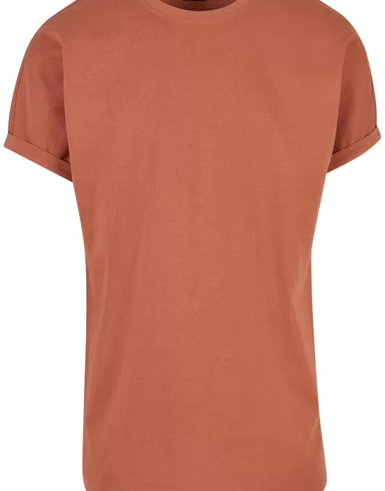 Мъжка дълга тениска в цвят праскова Urban Classics Long Shaped Tee, Тениски - Hoodstyle.bg