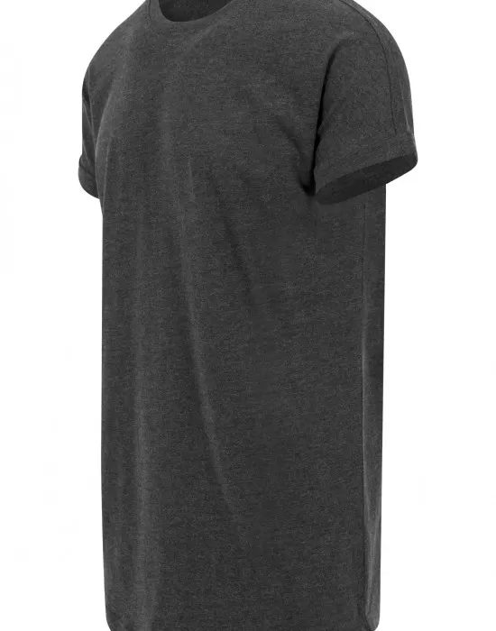 Дълга мъжка тениска в цвят графит Urban Classics, Тениски - Hoodstyle.bg