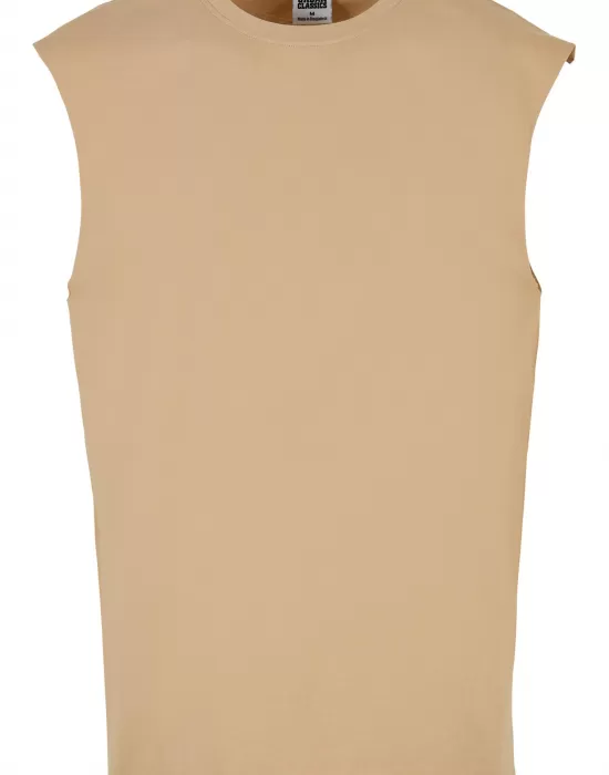 Мъжки потник в бежов цвят Urban Classics Open Edge, Тениски - Hoodstyle.bg