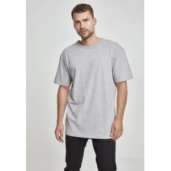 Мъжка уголемена тениска в сиво Oversized Urban Classics