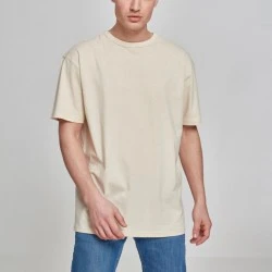 Мъжка уголемена тениска Oversized Urban Classics sand 